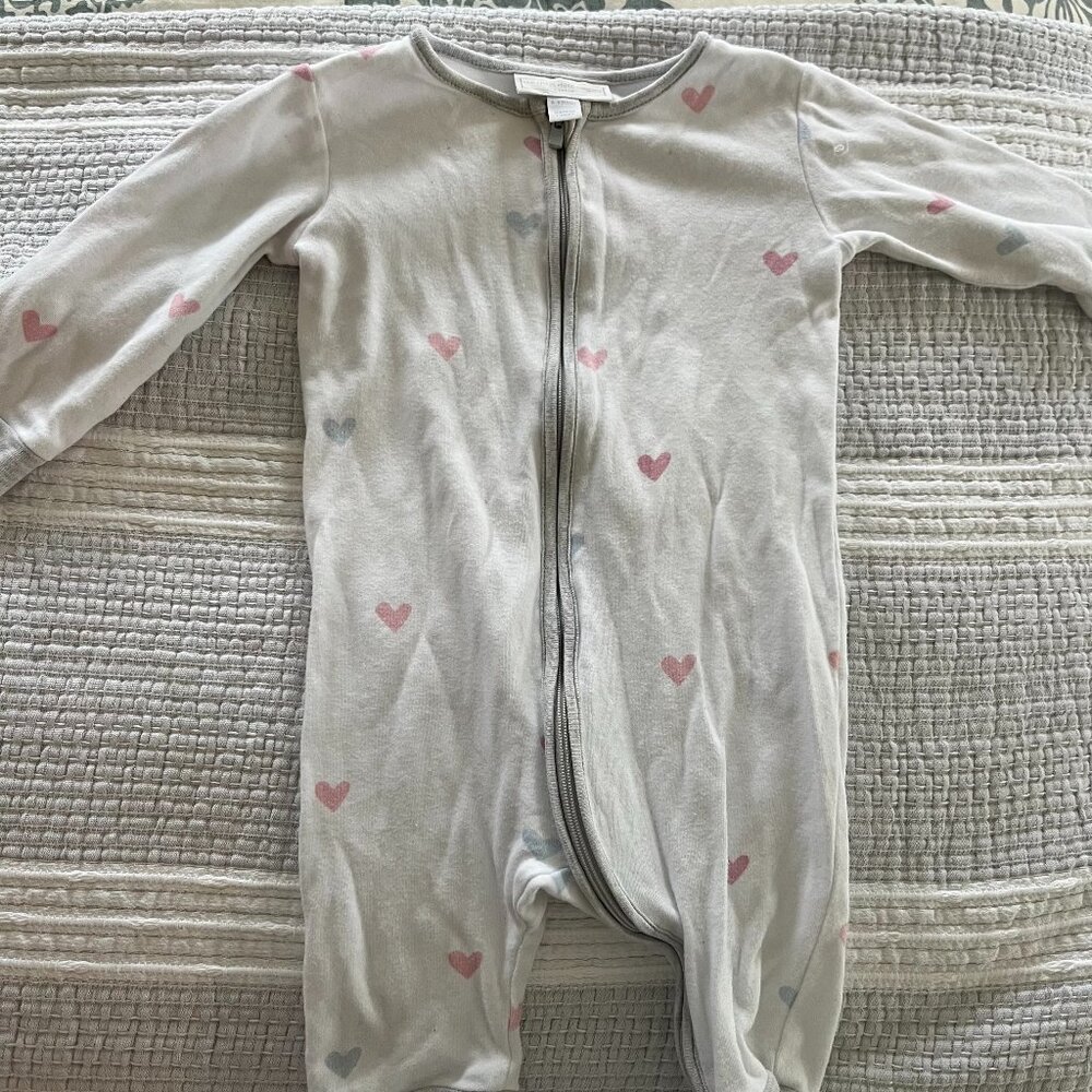 The White Company Baby Sleepsuit